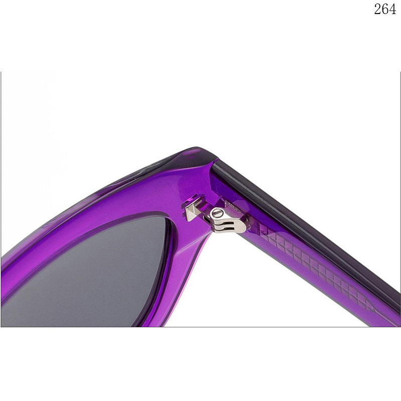 Dachuan Optical HS2852 China Supplier Trendy Cateye Acetate Sun Shades Óculos de sol with Custom Logo (4)